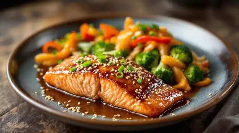scopri il sapore unico del salmone teriyaki scintillante: un piatto delizioso e facile da preparare che conquisterà il tuo palato. perfetto per cene speciali o pranzi leggeri, arricchisce la tua tavola con freschezza e gusto.