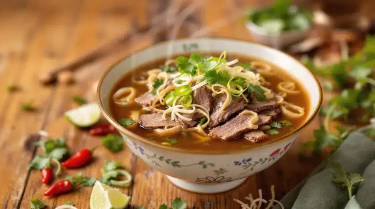 scoprite il phô, la tradizionale zuppa vietnamita di manzo, ricca di sapori e aromi unici. un'esperienza culinaria imperdibile per gli amanti della cucina asiatica!