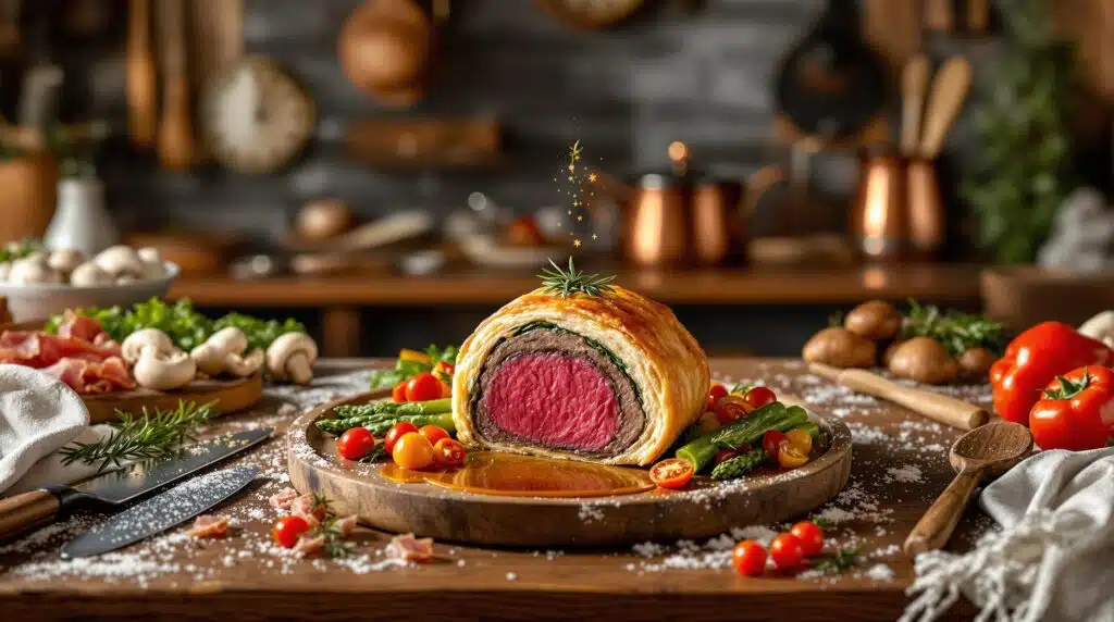 scopri l'arte della cucina gourmet con la nostra ricetta definitiva del beef wellington. un viaggio culinario che unisce sapori raffinati e tecniche impeccabili per sorprendere i tuoi ospiti.
