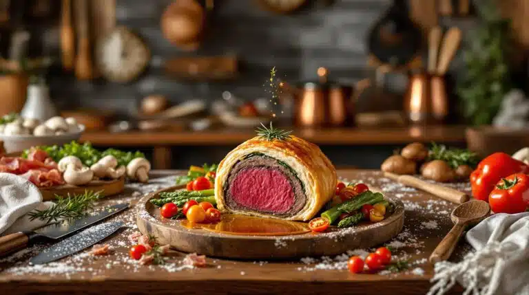 scopri l'arte della cucina gourmet con la nostra ricetta definitiva del beef wellington. un viaggio culinario che unisce sapori raffinati e tecniche impeccabili per sorprendere i tuoi ospiti.