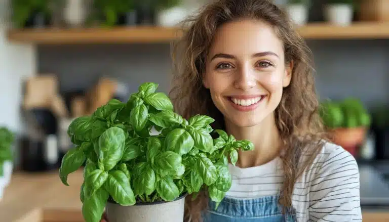Il posto migliore per piantare il basilico è più vicino di quanto immagini