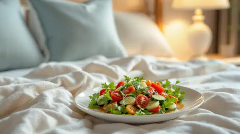 scopri come una notte di sonno ristoratore può migliorare la tua vita e deliziati con un'insalata leggera e gustosa. ideale per chi cerca benessere e sapori freschi!