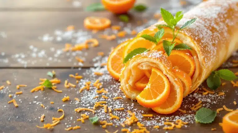 scopri la sorprendente ricetta dei mandarini avvolti in un delizioso rotolo di pasta sfoglia. un dolce che conquista tutti i palati e lascia senza parole. prova subito questa delizia e sorprendi i tuoi invitati!