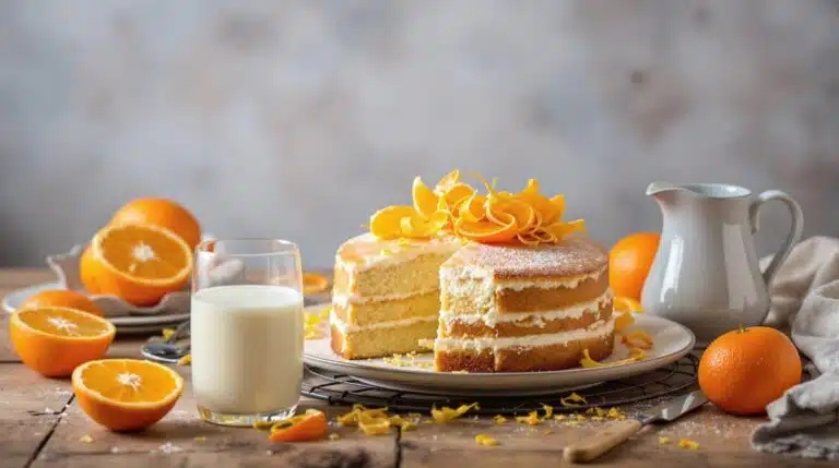 scopri la nostra irresistibile torta senza burro, un delizioso mix di arancia e latte che ha conquistato i cuori di tutti. perfetta per ogni occasione, questa ricetta leggera e gustosa porterà un tocco di freschezza sulla tua tavola!